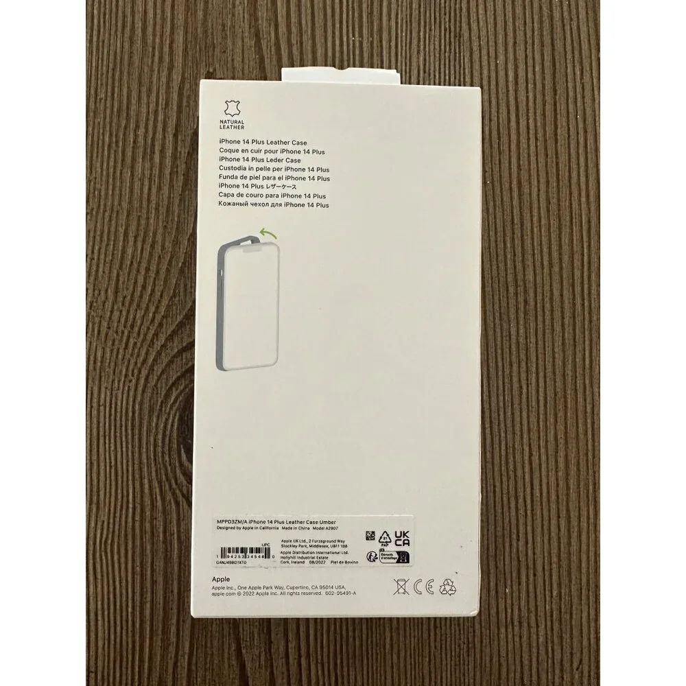 iPhone 14 Plus Leather Case with MagSafe Umber